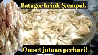 resep batagor kriuk tahan lama💯cara nyitak batagor??