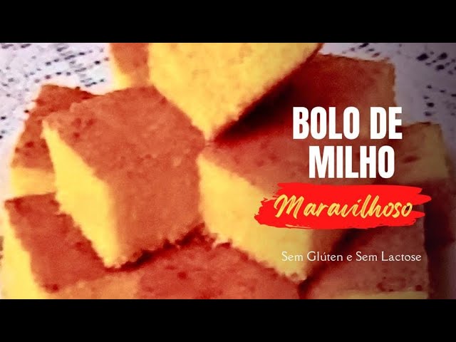 Bolo de milho (sem glúten e sem lactose) - Comida de Bebé