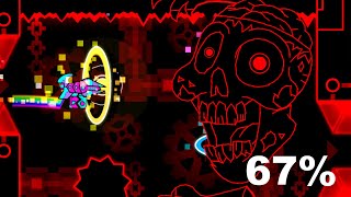 Devil Vortex 67%, 40-85% (Extreme Demon Progress) | Geometry Dash