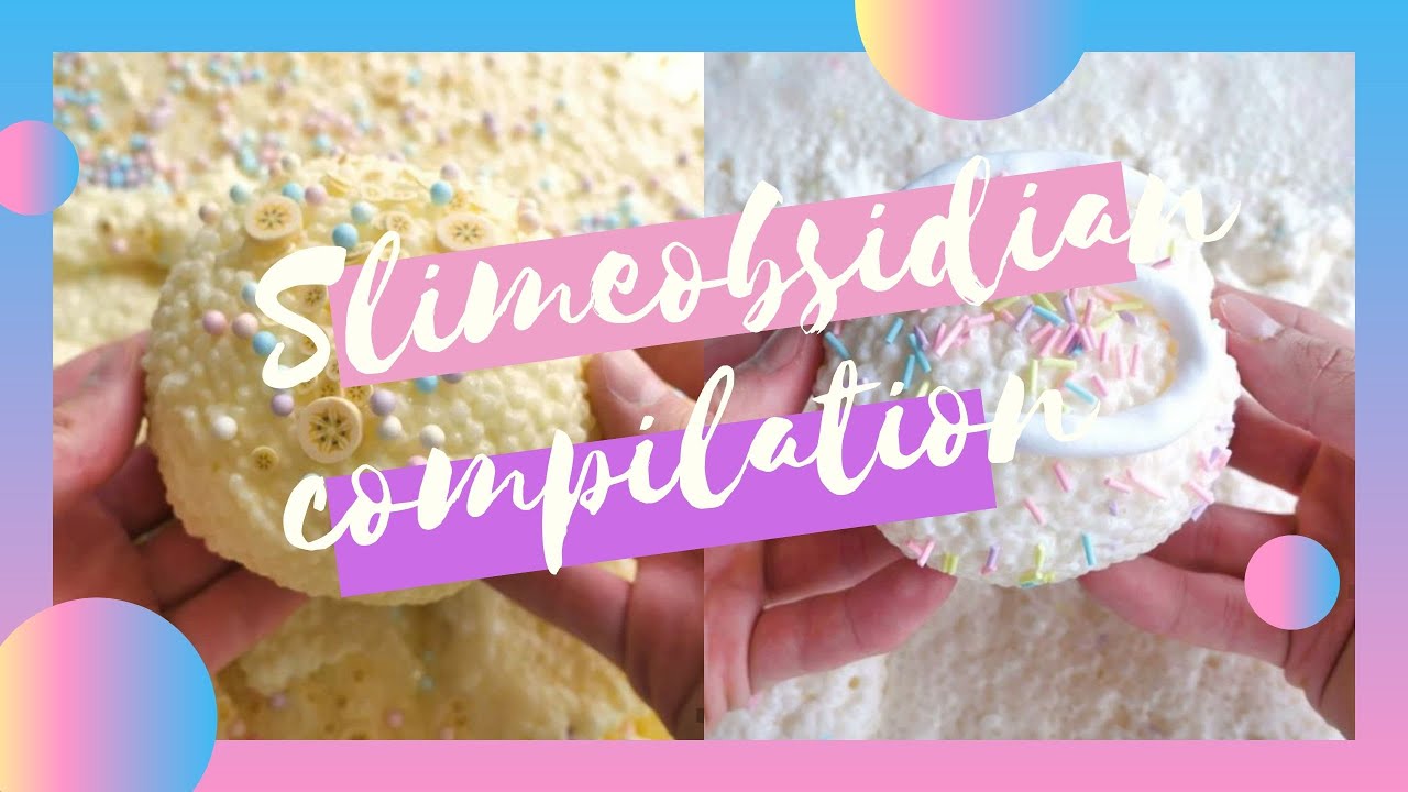 [ASMR] SATISFYING and CRUNCHY Slushee Slime Compilation - Slimeobsidian ...