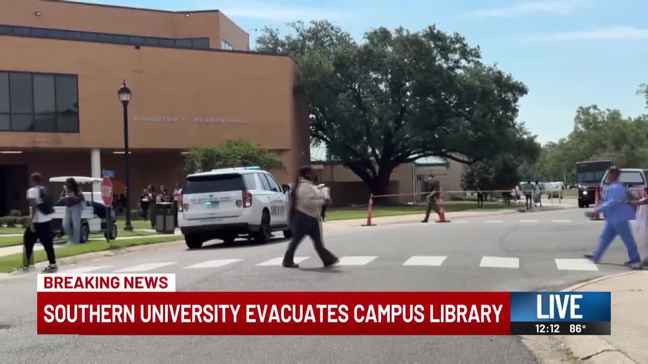 Library on Southern University’s campus evacuated due to ‘potential ...