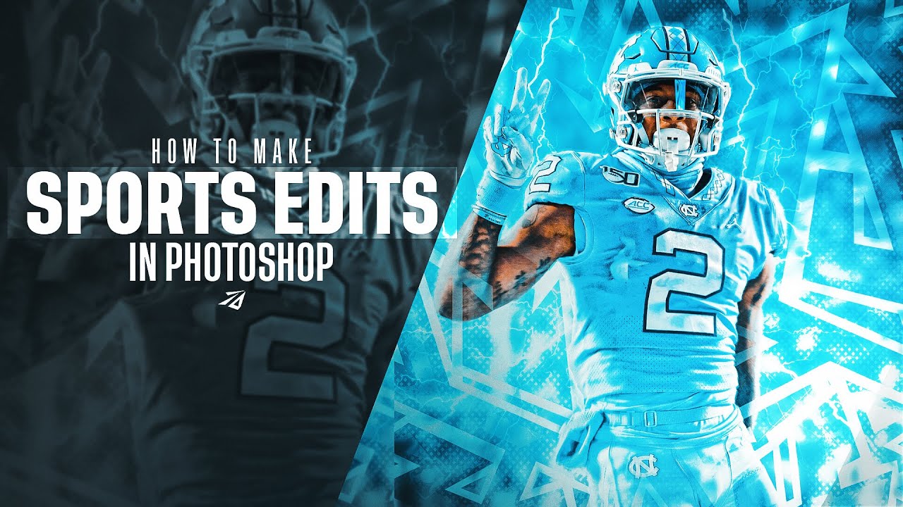How to make DOPE Sports Edits in Photoshop! (EASY!)