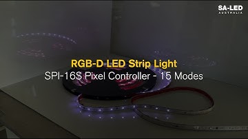 RGB Digital LED Strip with SPI-16S Pixel Controller
