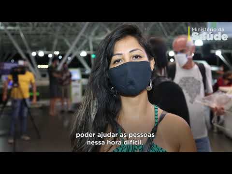Brasil Conta Comigo - Embarque de profissionais a Manaus