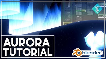 Making the Aurora in Blender 2.8x! (EEVEE Beginner Tutorial)