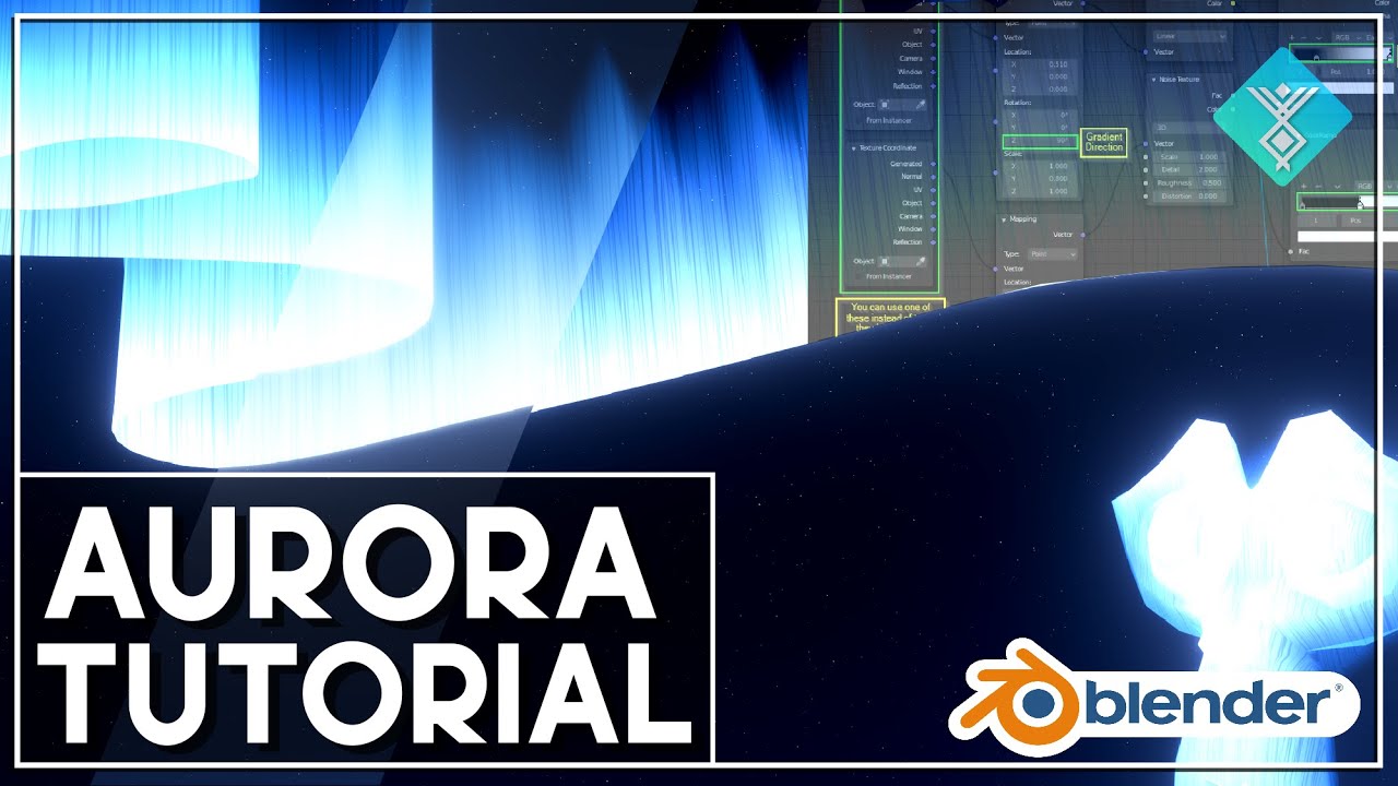 Making the Aurora in Blender 2.8x! (EEVEE Beginner Tutorial) YouTube