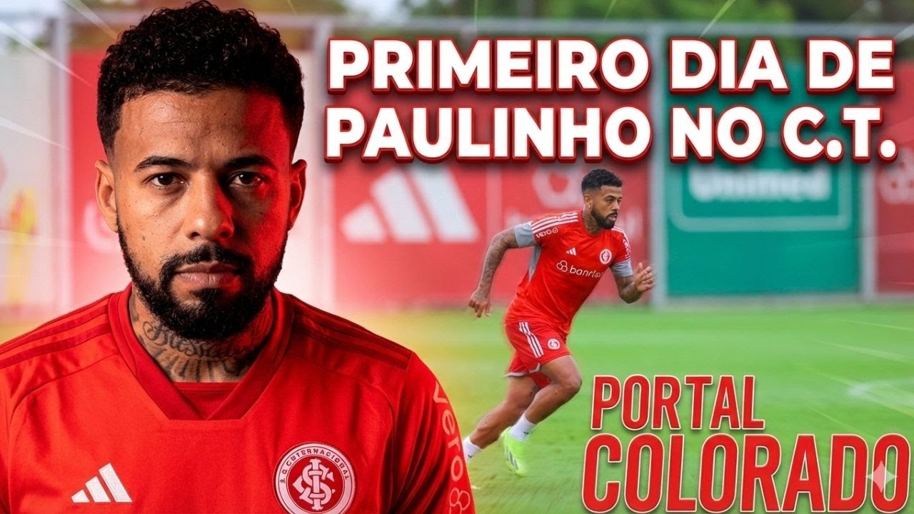 Paulinho - Primeiro dia no C.T clube Internacional