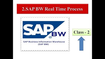 Class 2 - SAP BW Real Time Process