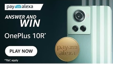 Amazon Answer And Win OnePlus 10R Quiz Answers Today | 20 May 2022