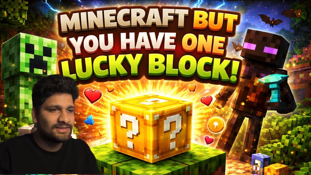 🔴 LIVE | Minecraft But Every Block Is RANDOM 😳 - YouTube