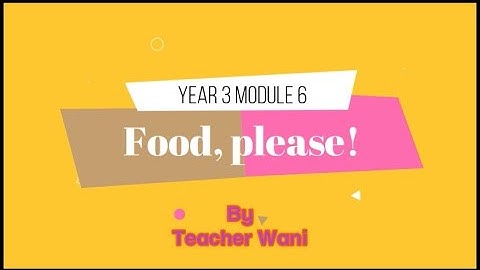 Year 3 Module 6 Introduction