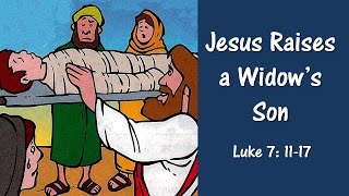 Jesus Raises a Widows Son in Nain - Bible Crafts For Kids
