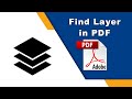How to view layers in a PDF using Adobe Acrobat Pro DC