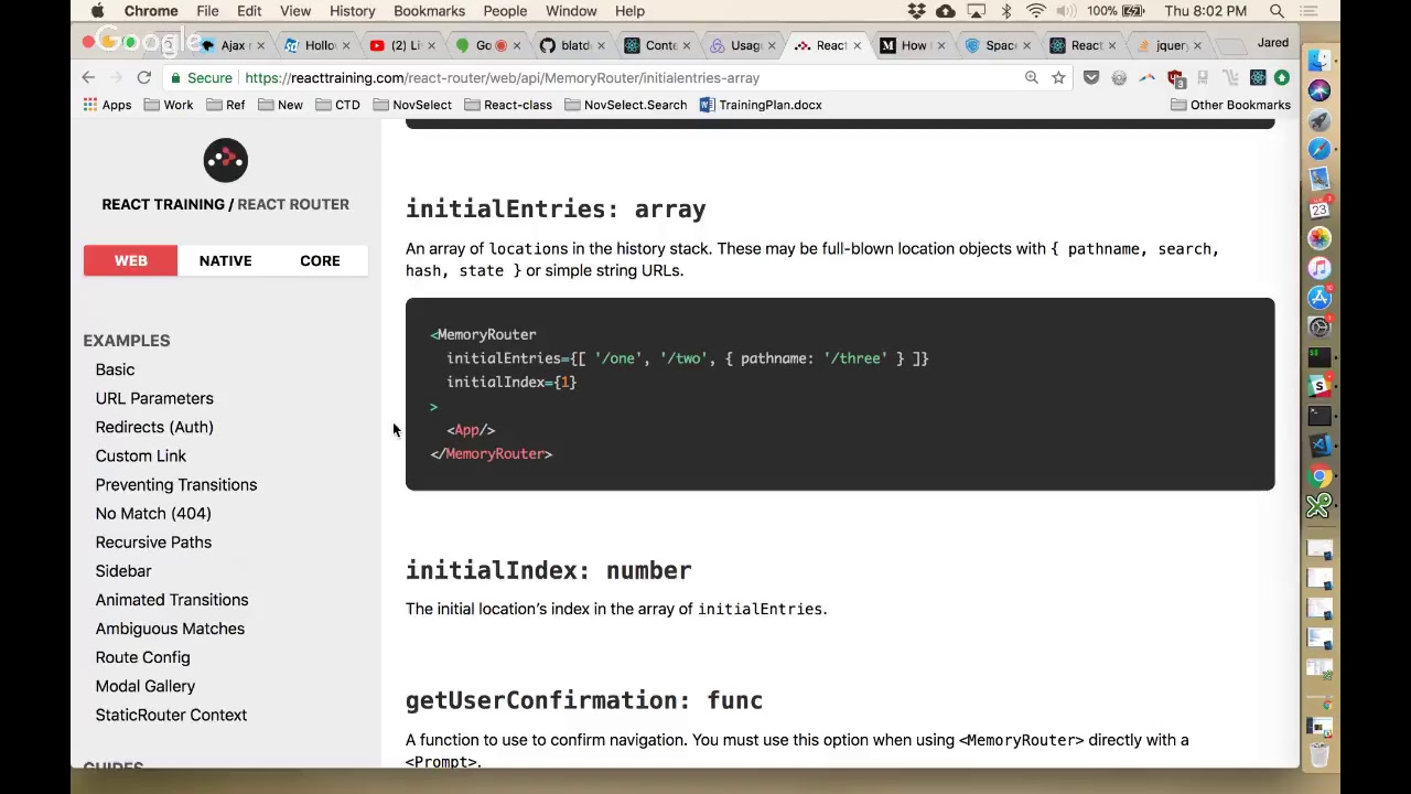 Code the Dream - React Class - Routing - YouTube