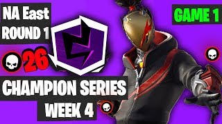 Fortnite Champion Series Week 4 Highlights - NA East Round 1 [Fortnite Trio Tournament]