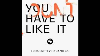 Lucas & Steve X Janieck - You Dont Have To Like It Em