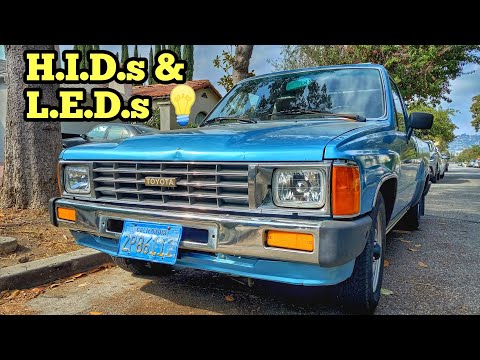 How To Install LED Bulbs & HID Headlights On Toyota Pickup Hilux