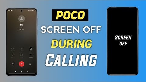 Poco Screen Off During Call | Calling Time Display Off Problem | Proximity Sensor Not working