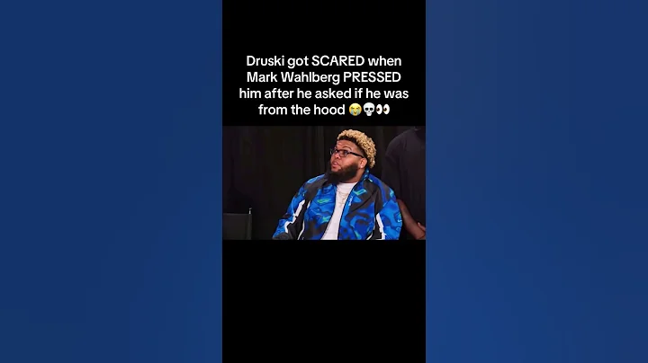 Druski got SCARED when Mark Wahlberg PRESSED him after he asked if he was from the hood 😭  #druski