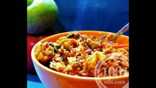 Рецепт плова с курагой, апельсином и изюмом Рецепт плова с курагой, апельсином и изюмом