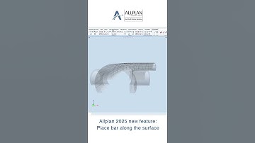 ALLPLAN Engineering 2025 - Place bars along surfaces