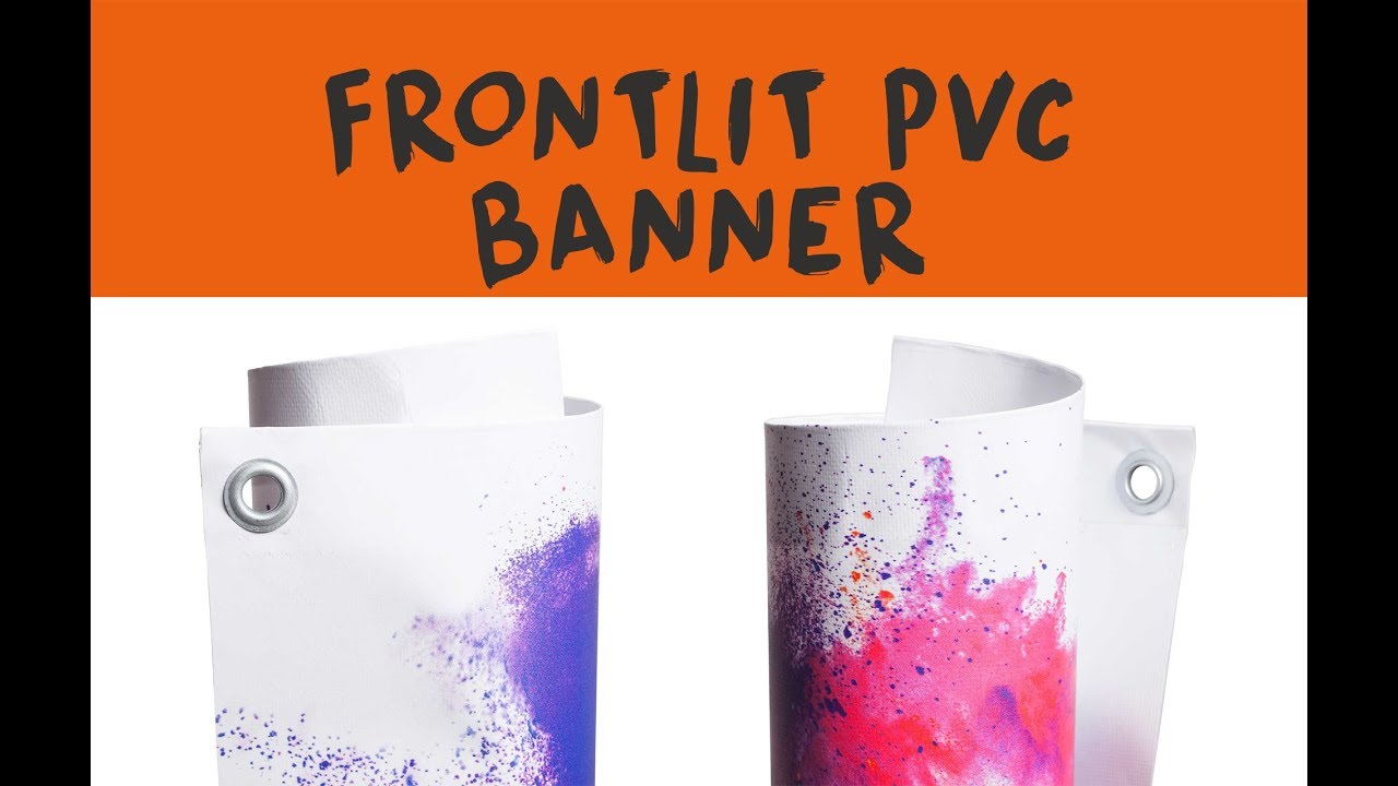 Frontlit Pvc Banner Drucken Lassen Einfach Bestellen Bei Banner King De Youtube