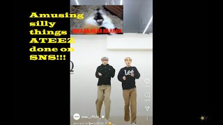 Just #ATEEZ doing random things on daily life for SNS 😏 screenshot 3