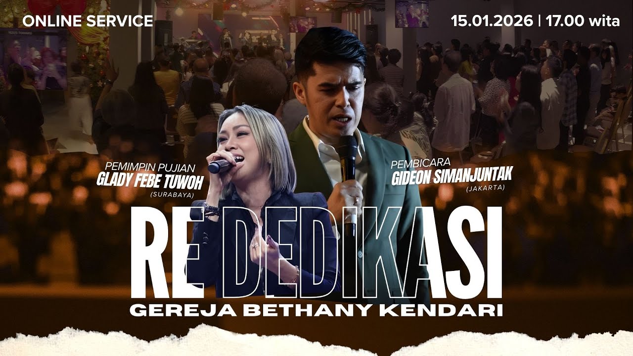 Ibadah Re-dedikasi Gedung Ibadah Gereja Bethany Kendari 15 Januari 2026