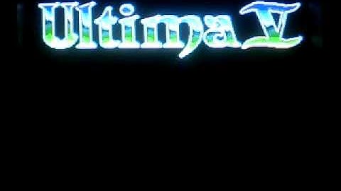 Ultima V Opening on Amiga 500