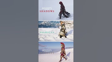 AC Shadows vs AC Valhalla vs AC Odyssey | Snow Physics