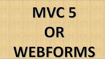MVC or WEBFORMS, Which to Learn?