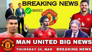 BIG News 🤩Man UNITED EXCITED NEWS & TRANSFER UPDATES SHAKES UP🔥✅ Guimarães DEAL!| Mainoo LATEST NEWS screenshot 5