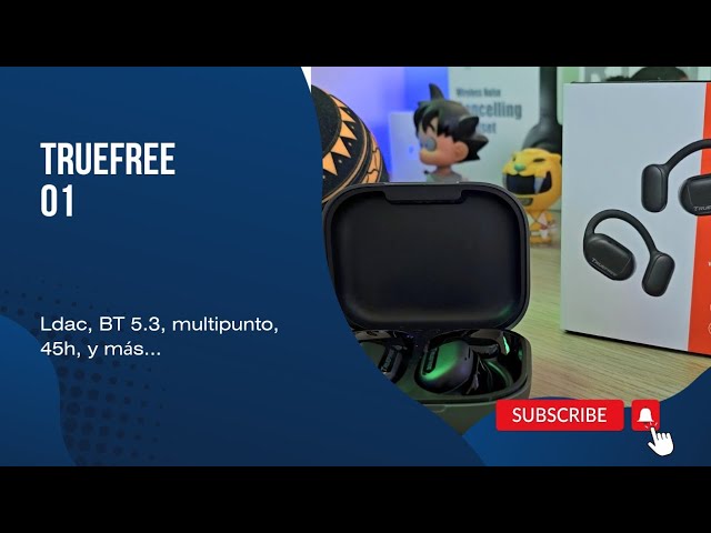 TRUEFREE Open-Ear Audífonos Bluetooth 5.3, Audífonos Inalámbricos