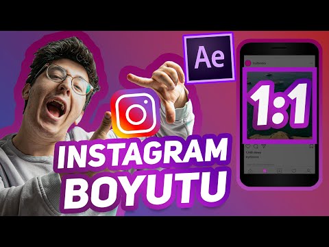 INSTAGRAM için 1:1 Boyutunda Video Nasıl Yapılır? | After Effects Dersleri