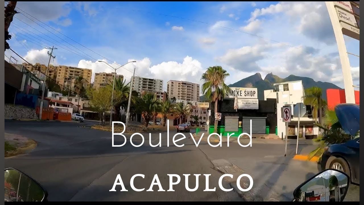 Monterrey Drive Motorcycle Boulevard Acapulco. - YouTube
