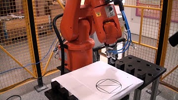 Threading a needle by precise control of ABB Industrial Robot