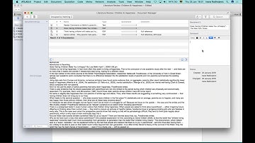 Literature Review with ATLAS.ti 8 Windows and Mac (Jan. 25th, 2018)