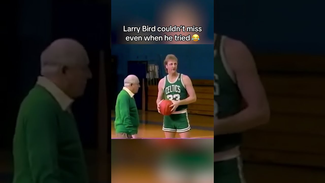 Larry Bird Couldn T Even Miss On Purpose Celtics Nba