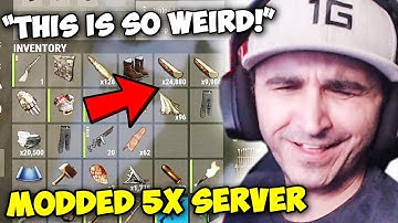 Summit1g joins a modded 5x Rust server and gives his thoughts