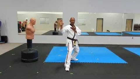 Double KnifeHand Block Right Leading