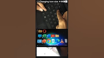 🖥️ Changing icon size▫️◽️◻️⬜️ #asmr #computer #windows #tricks #shortcut