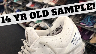 14 YEAR OLD NIKE SAMPLES FOUND! SNEAKER THRIFTING AT GOODWILL