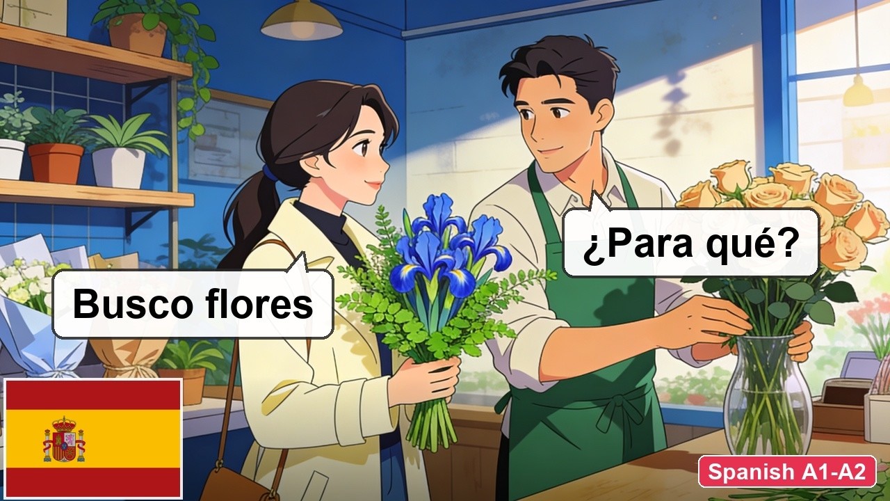10 Short Spanish Conversations for Beginners (A1-A2) | Daily Dialogues ...