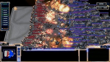 SC2 -- Unit Tester -- LOTV -- 100 Liberators vs 70 Battlecruiser