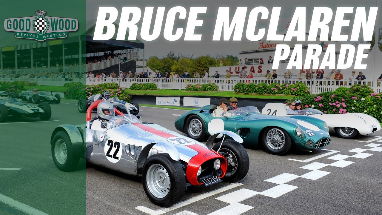 ⁣Remembering Bruce McLaren at Goodwood Revival