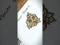 flower bunch mehndi design। easy mehndi tips and tricks। #mehndidesign #shortsfeed #arabicmehndi