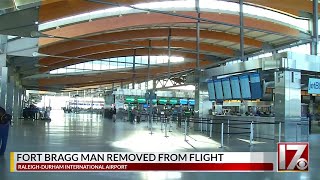 Man removed from JetBlue flight at RDU used foul language, chased others around terminal, arrest war