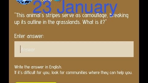 Riddle of the Day 23-24 january | Zoo riddle and rebus of the day