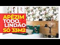 33M2 - PEQUENO APARTAMENTO COM DECOR CRIATIVA, DIY,  E CHEIO DE IDEIAS FAÇA VOCÊ MESMO