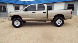 2003 Dodge Ram 1500 SLT Lifted Custom Rims PR1221